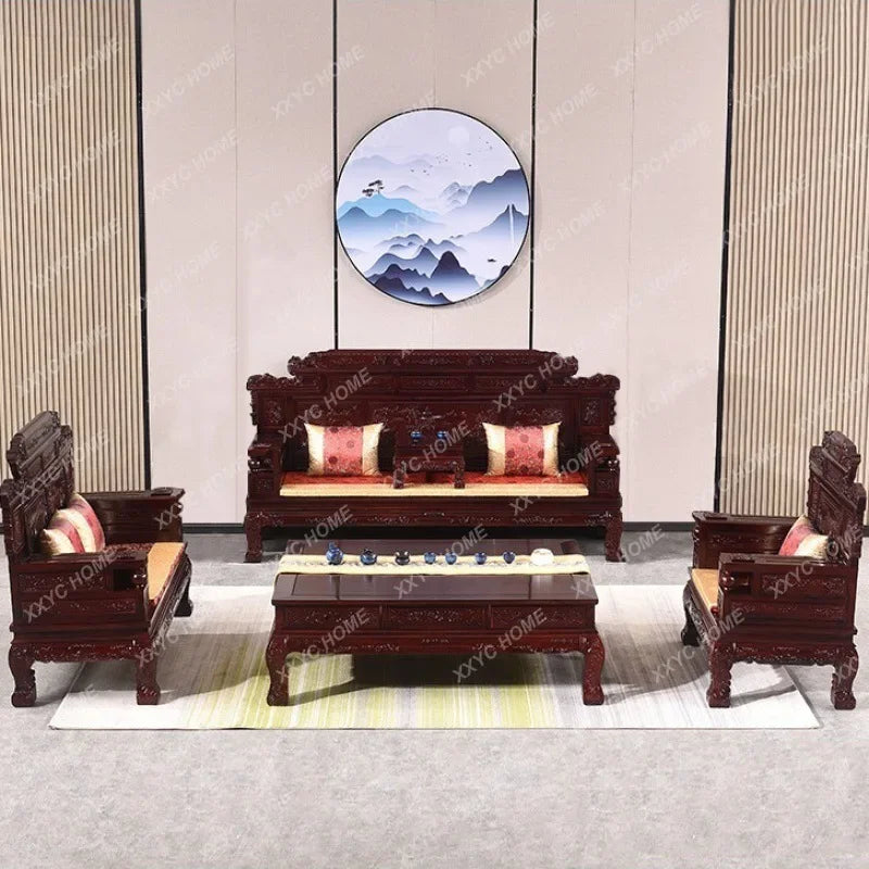 Indonesian Rosewood Sofa Set