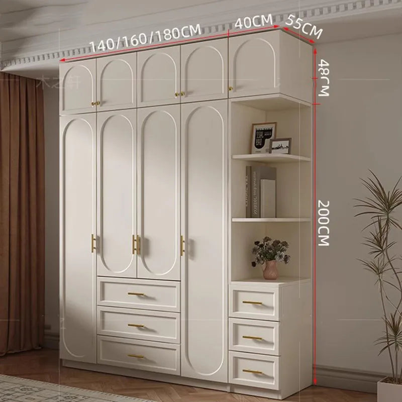 Drawers Luxury Closet Organizer Room Divider Storage Clothes Wardrobe Cabinets Clothing Rack Closets Abiertos Bedroom Furniture