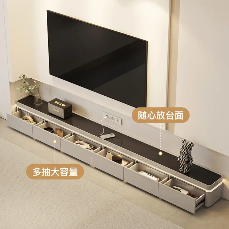Luxury Wooden TV Stand – Modern Entertainment Center and Monitor Cradle