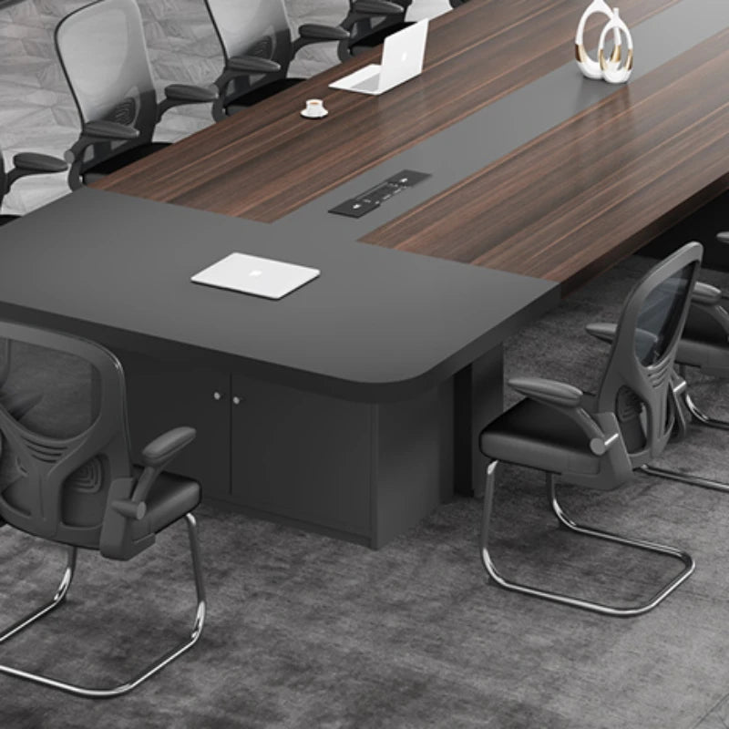 Computer standing conference table—metal design