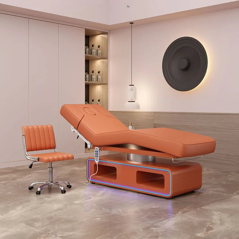 Aesthetic Portable Electric Massage Bed – Professional Stretcher, Luxury Marquise Table, Lash & Medical Treatment