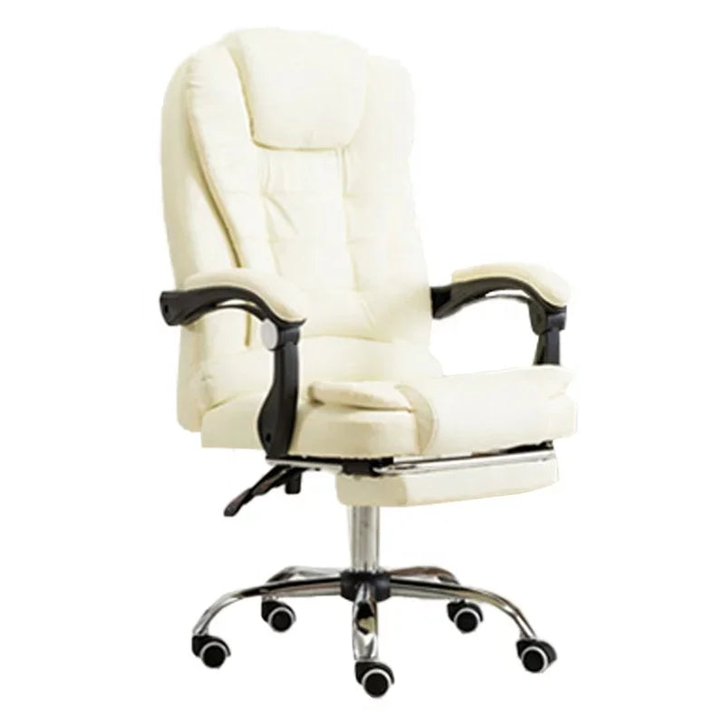 Xiangwang Leather Large Best Office Chair Hot Sales Orange Fabric Modern Office Building White Swivel Chair Revolving Chair 9013