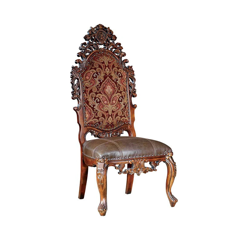 High-Quality French Wooden Dining Table Set