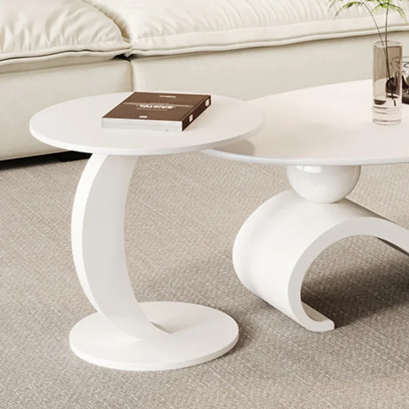 Cream White Coffee Table – Kawaii Nordic Style