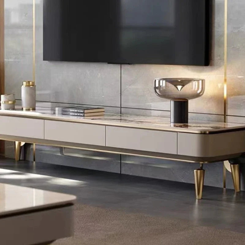 Fireplace Tv Stand Living Room Furniture Cabinet Entertainment Unit Farmhouse Floating Luxury Muebles Tv Media Console China