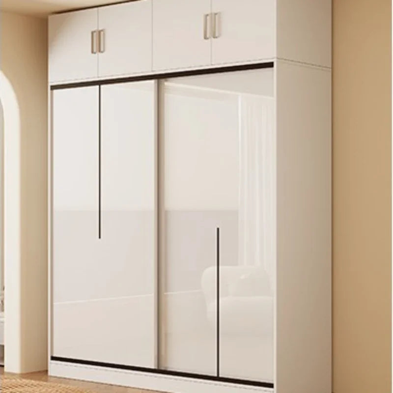 Wood Clothes Wardrobe Storage Full Size Hotel Closet Systems Wardrobe Bedroom Cabinets Doors Ropero Armables Home Furniture