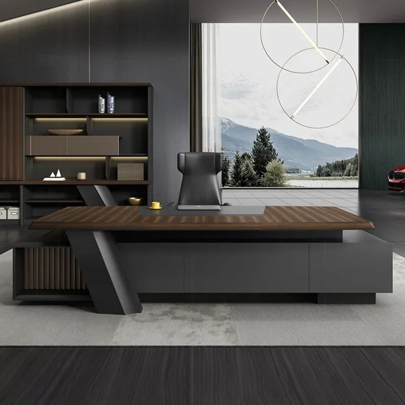 High-End Boss Desk – Modern, Simple Luxury Manager&