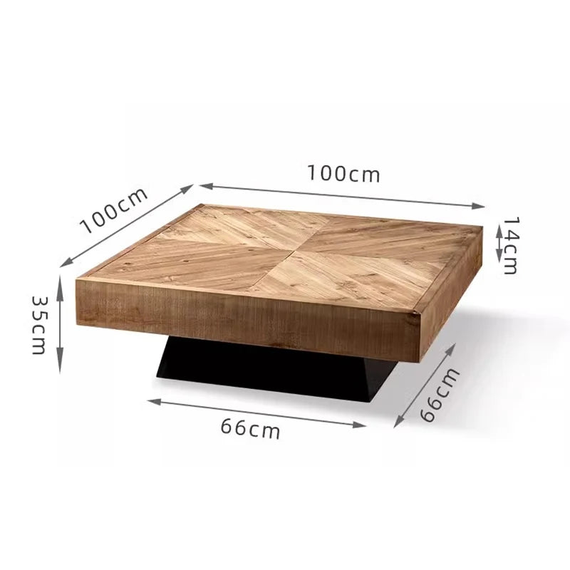 Trendy Glamour Coffee Table Vintage Fashionable Large Luxury Side Table Elegant Aesthetic Tavolino Da Salotto Home Furniture