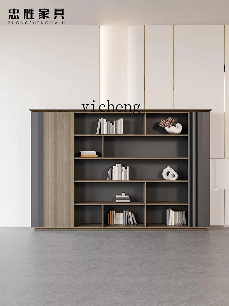 XL File Cabinet Boss Desk Supporting Bookcase Bookshelf Combination Office Material Locker