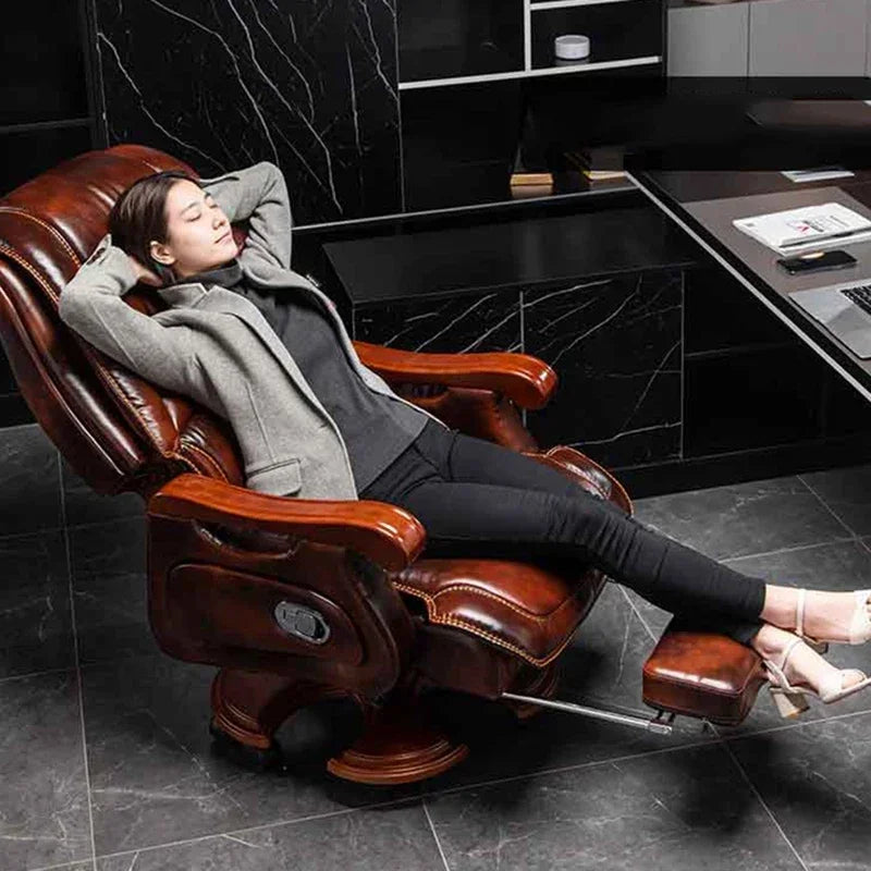 Ergonomic Massage Gaming Chair – Luxury Folding Office Armchair