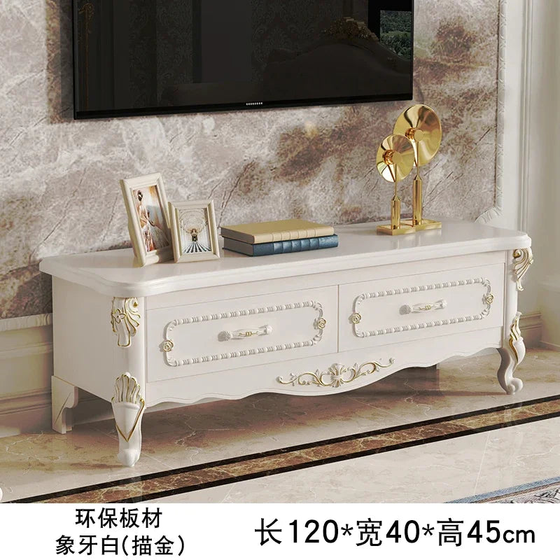 Tv Storage Media Console Furniture Display Stand Entertainment Unit Controller Gold Muebles Hogar Mueble Modern Holder Table