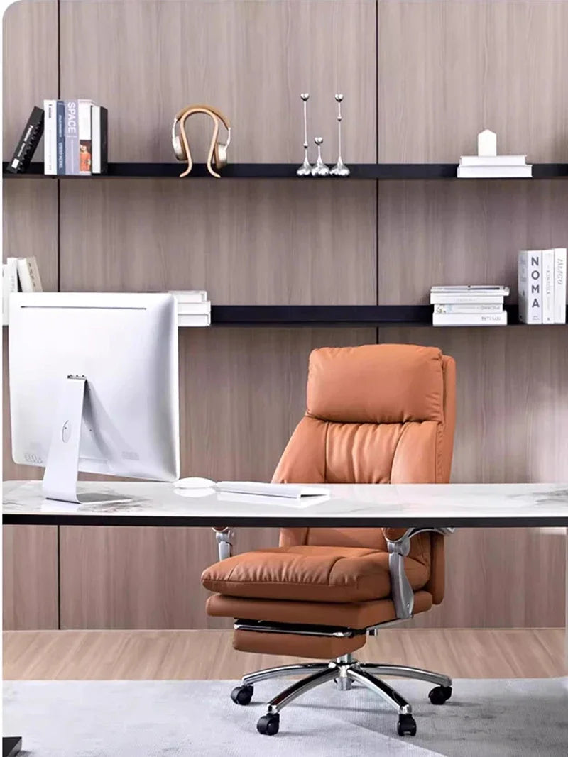 Sedentary Comfort Office Chair Lazy Sofa Recliner Computer Gaming Chair Boss Executive Silla De Escritorio Office Furniture LVOC