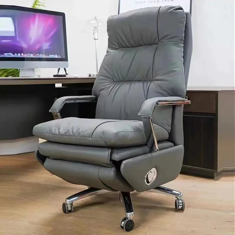 Ergonomic Modern Executive Office Chair – Mobile, Full-Body Massage, and Luxury Lounge Design.