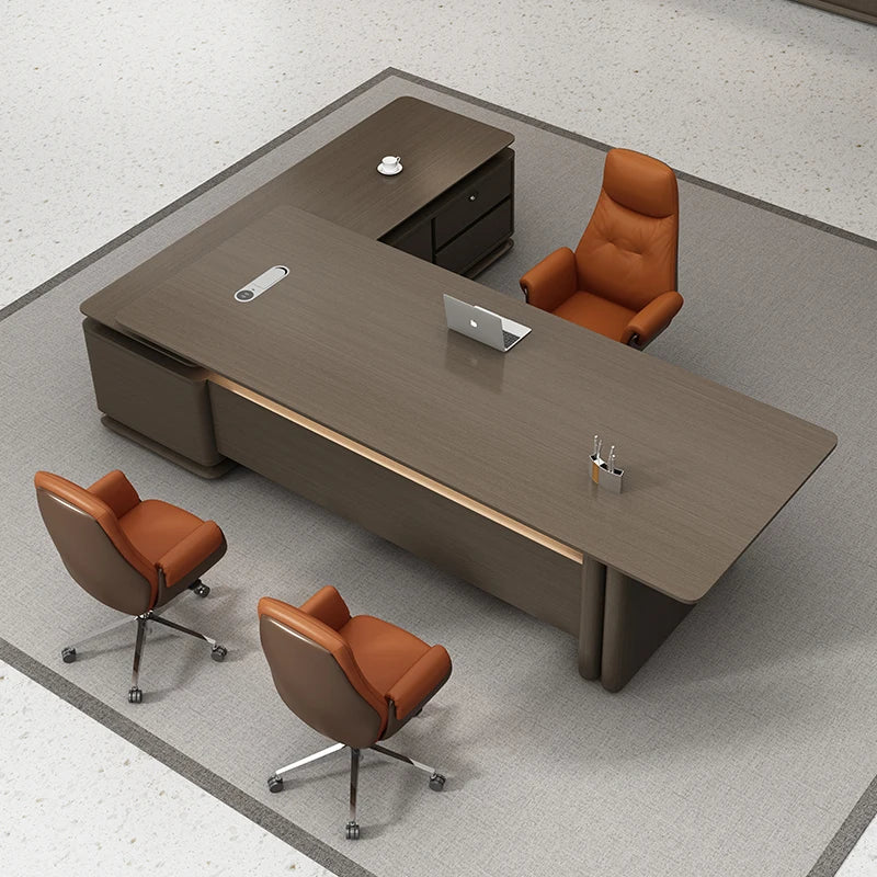 Multifunctional L-Shaped Desk