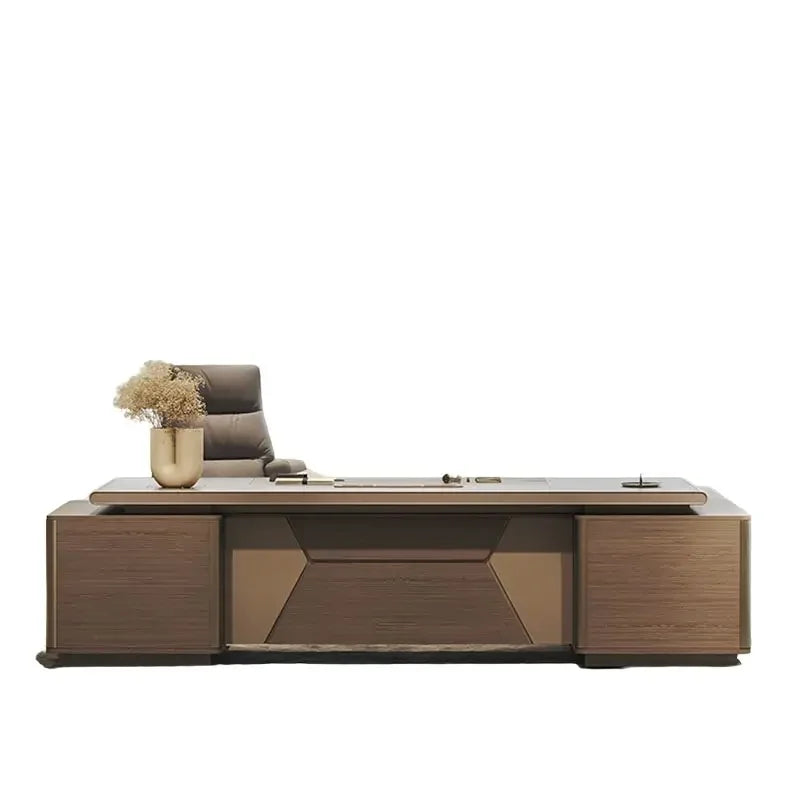 L-Shaped Executive Office Desk