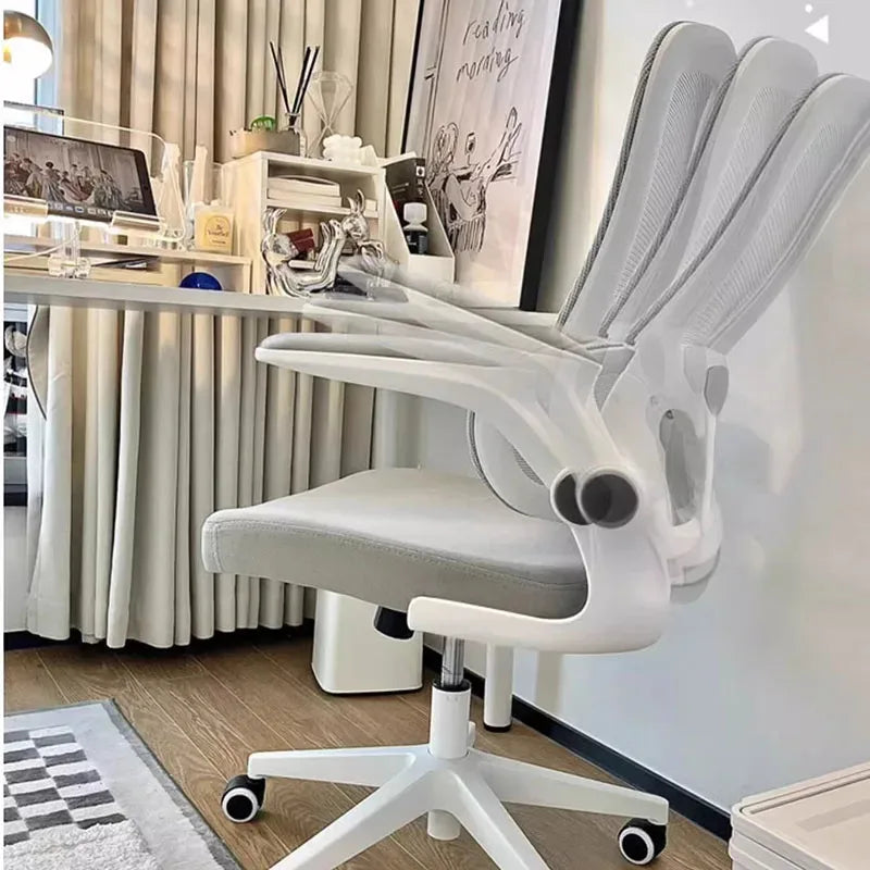 Modern ergonomic office chair with wheels