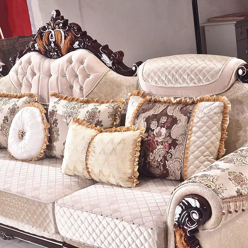 Fabric sofa combination living room size Huxing sofa L corner Guifei