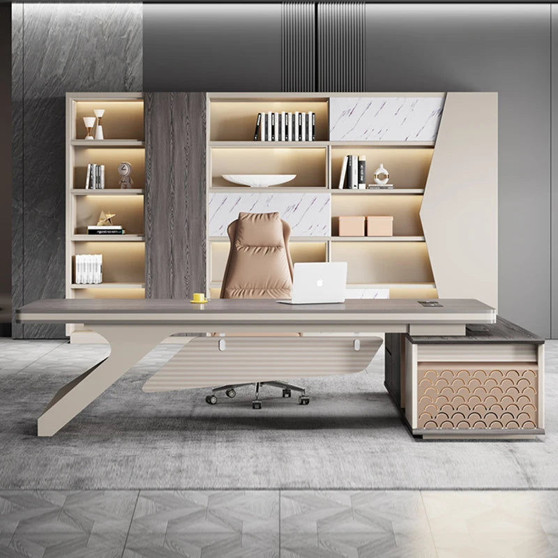 Reception Desk Computer Office Midi Accessories Minimalist Desktop Room Desks to Study Table Corner Multifunctional Work Tables