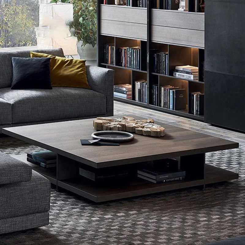 Modern minimalist Nordic square coffee table