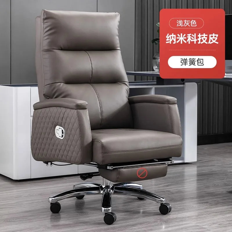 Comfy Swivel Computer Chair: Relaxing Design for Office and Home
