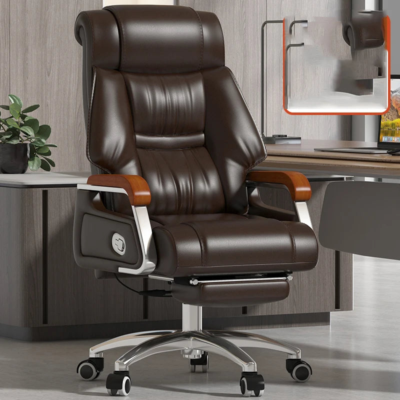 Leather Boss Chair - Comfortable and Durable