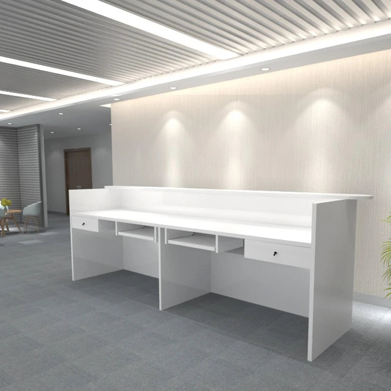 Secretary Furniture Minimalist Bar Cute Reception Counter Cosmetics Luxury Professional Table Reseption Aesthetic Atelier Syh