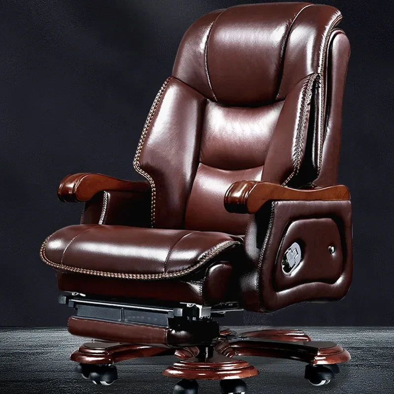Work Lounge Office Chairs Chaise Leather Designery Executive Computer Chair Desk Luxury Furniture
