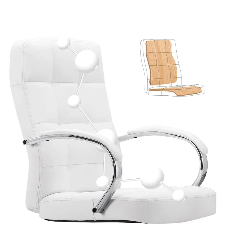 Multifunction Gamer Chair Ergonomics Art Executive Office Genuine Leather Desks Modern Furniture