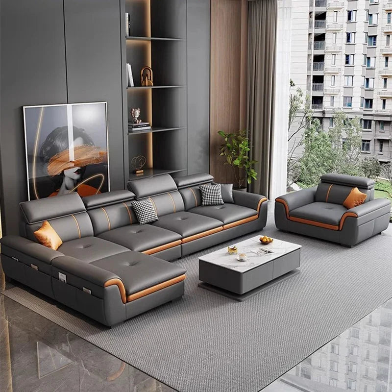 Grande Scratch Protector Living Room Sofa Wood Legs Nordic Luxury Love Seat Living Room Sofa Dormitory Sleeper Divano Furniture