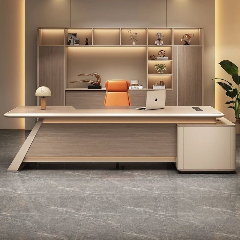 Vanity Desk Luxury Laptop Gaming Garden Table Corner Student Bedroom L Shaped Computer Conference Escritorio Industrial Antique