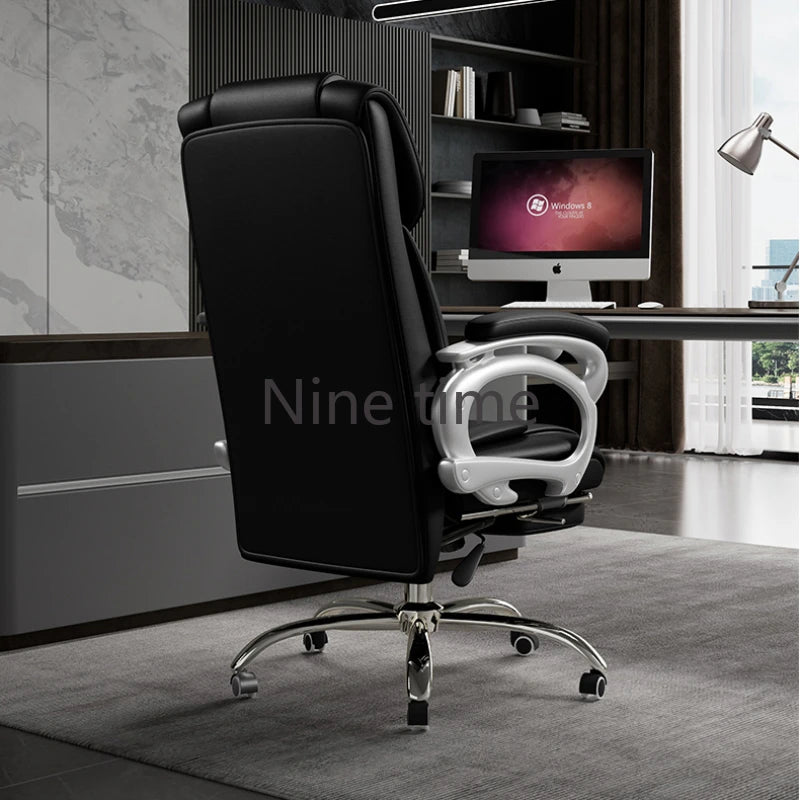 Ergonomic Meditation Office Chair – Leather Executive Chair with Queening Massage