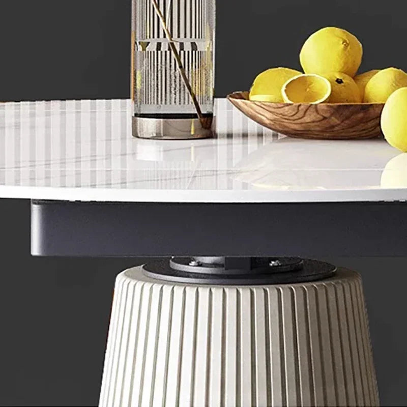 Mobile Round Dining & Conference Table Set