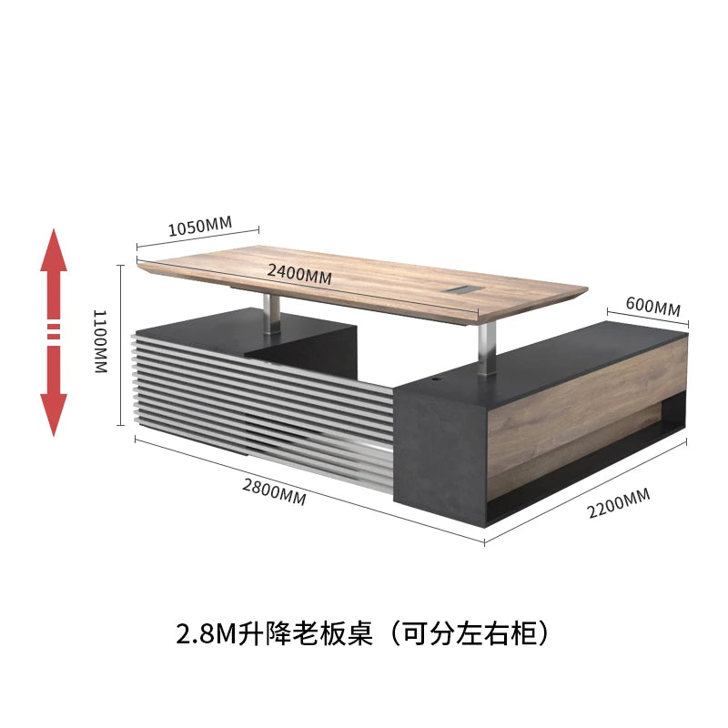 9.2 & 7.8ft Electric Height Adjustable Standing Desk – Dual Motor Home Office Workstation
