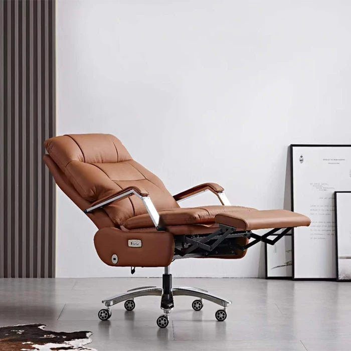 Electric Comfortable Boss Chair—Light Luxury Office Computer Seat