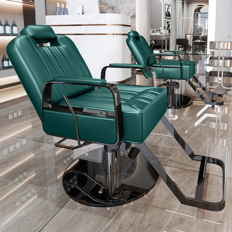Luxury Salon Recliner Chair – Swivel for Hairdressers and Barbers