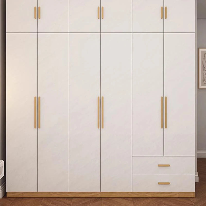 Wooden Apartment Wardrobes Free Shipping Mobile Clothing Rack Display Simple Cabinets Small Nordic Armario De Ropa Furniture