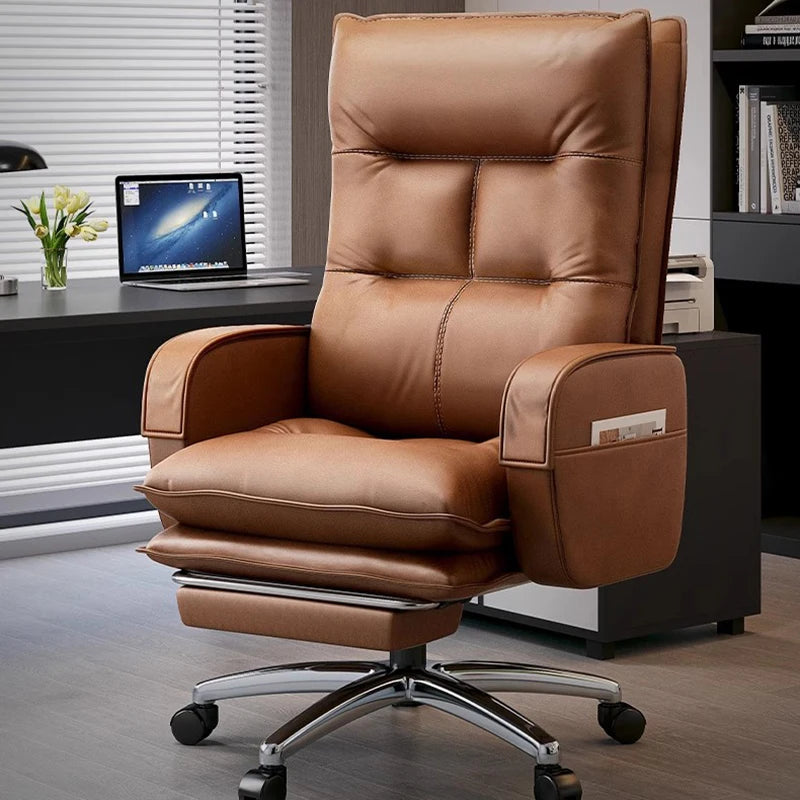 Genuine Leather Relax Chair Luxury Sofa Gaming Pc Gamer Game Chair Special Armchair Living Room Cadeira Escritoiro Furniture AA