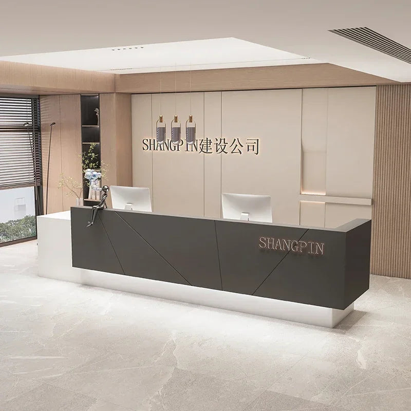 Shop Service Counter Barber Salon Luxury Furniture Office Reception Beauty Stores Hairdressing Spa Restaurant Bureau Desk Table
