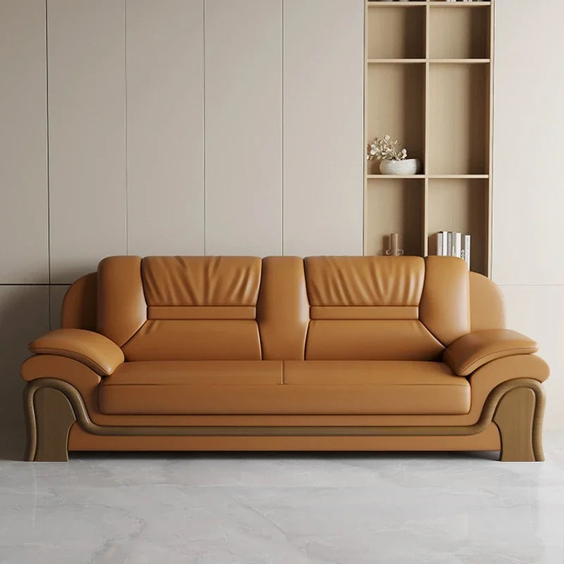 Foam Comfortable Sofa Set Wood Brown Reading Recliner Nordic Sofa Set Lazy Love Seat Muebles Para Salas Modernos Home Furniture