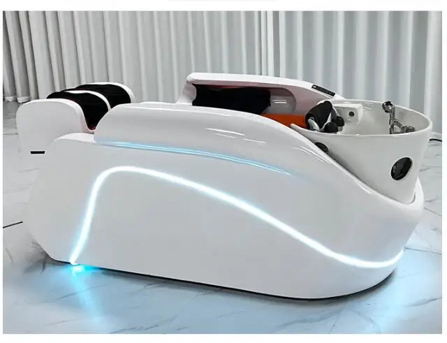 Fully automatic intelligent electric massage shampoo bed barbershop hair salon beauty hair salon head therapy fumigation electri