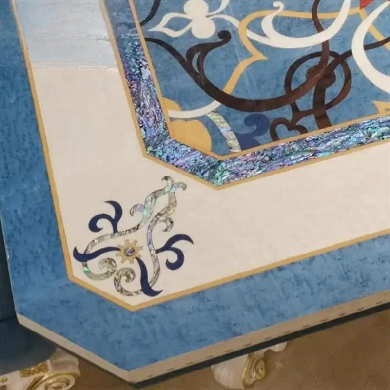 Luxury high-end dining table and home long table and chair combination