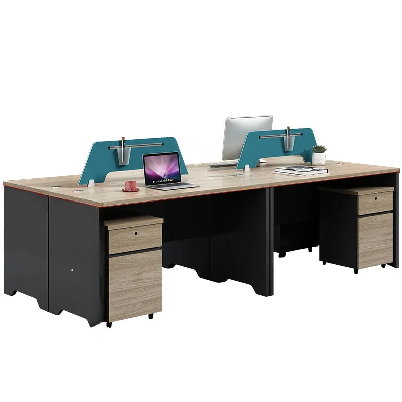 Multifunctional L-Shaped Study Desk, Executive Office & Gaming Desk, Professional Furniture for Bedroom or Office