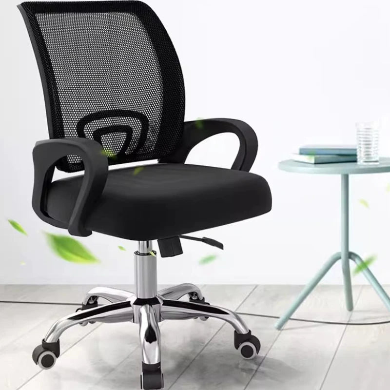 Fancy Black Office Chair Computer Comfy Armrest Designer Ergonomic Office Chair Design Modern Silla De Oficina Home Furniture