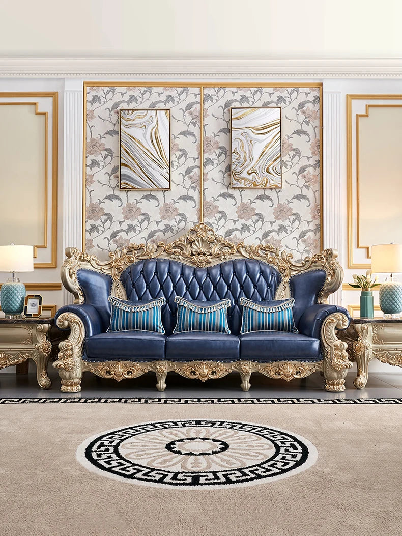 7-Seater Royal Luxury Antique Living Room Sofa Set