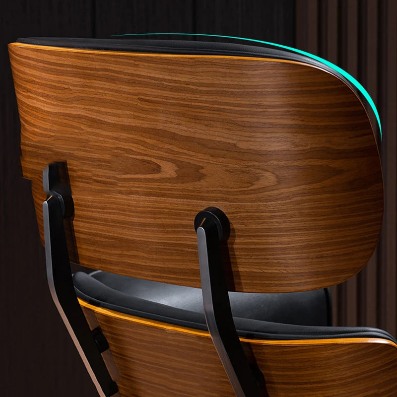 Nordic Luxury Office Chair Lumbar Support Comfort Leather Boss Office Chair Swivel Caster Wheels Silla Escritorio Furniture