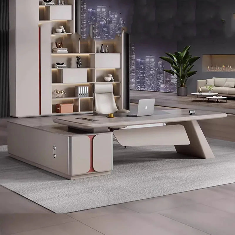 Multifunctional Computer Desk, Adjustable Height Writing Table, Bedside and Executive Desk,