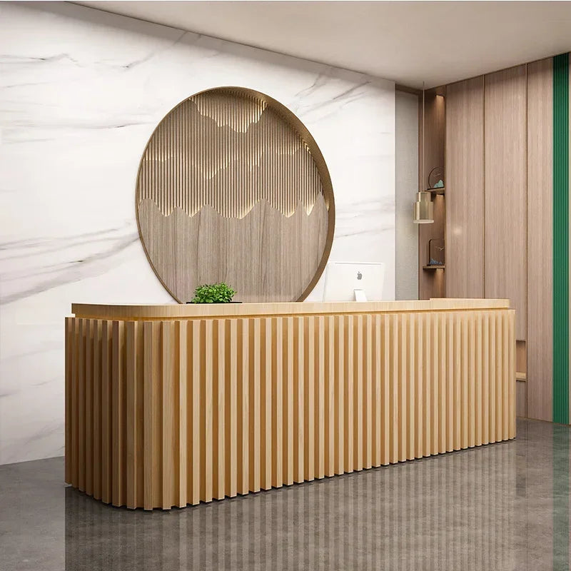 Long Executive Reception Counters and Desks