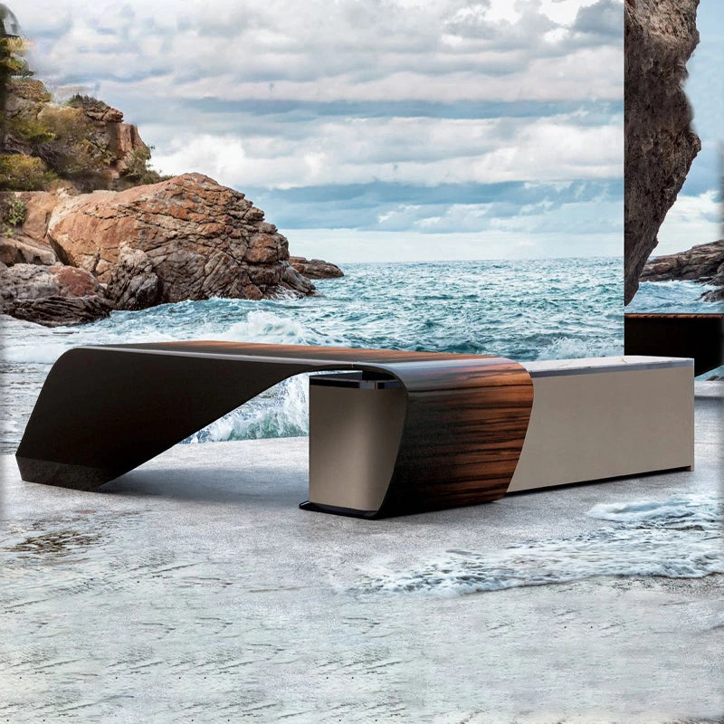 Italian Light Luxury Solid Wood Bentley Desk