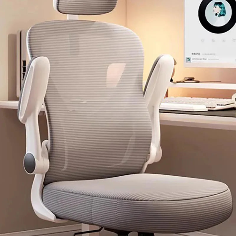Ergonomic office chair with back support and cushion