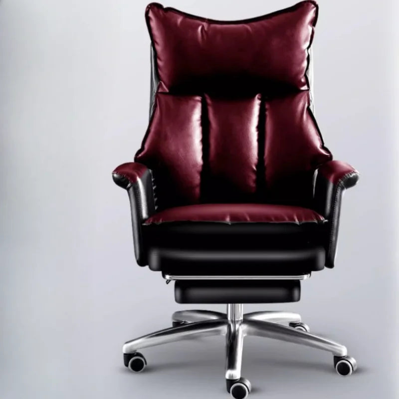 Fancy Executive Office Chair Design Luxairy Armchair Mobile Office Chair Adjustable Swivel Comfy Silla De Oficina Furniture